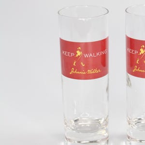 Set med 2 vintage Johnnie Walker whiskyglas 200ml 'Keep Walking' bild 3
