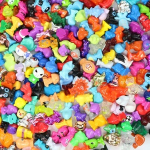 5, 10, 20 or 30 Random Selection of Crazy Bones Gogos Mini Monster Plastic Figurines Retro Children Kid gogo's image 5