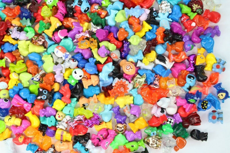 5, 10, 20 or 30 Random Selection of Crazy Bones Gogos Mini Monster Plastic Figurines Retro Children Kid gogo's image 5