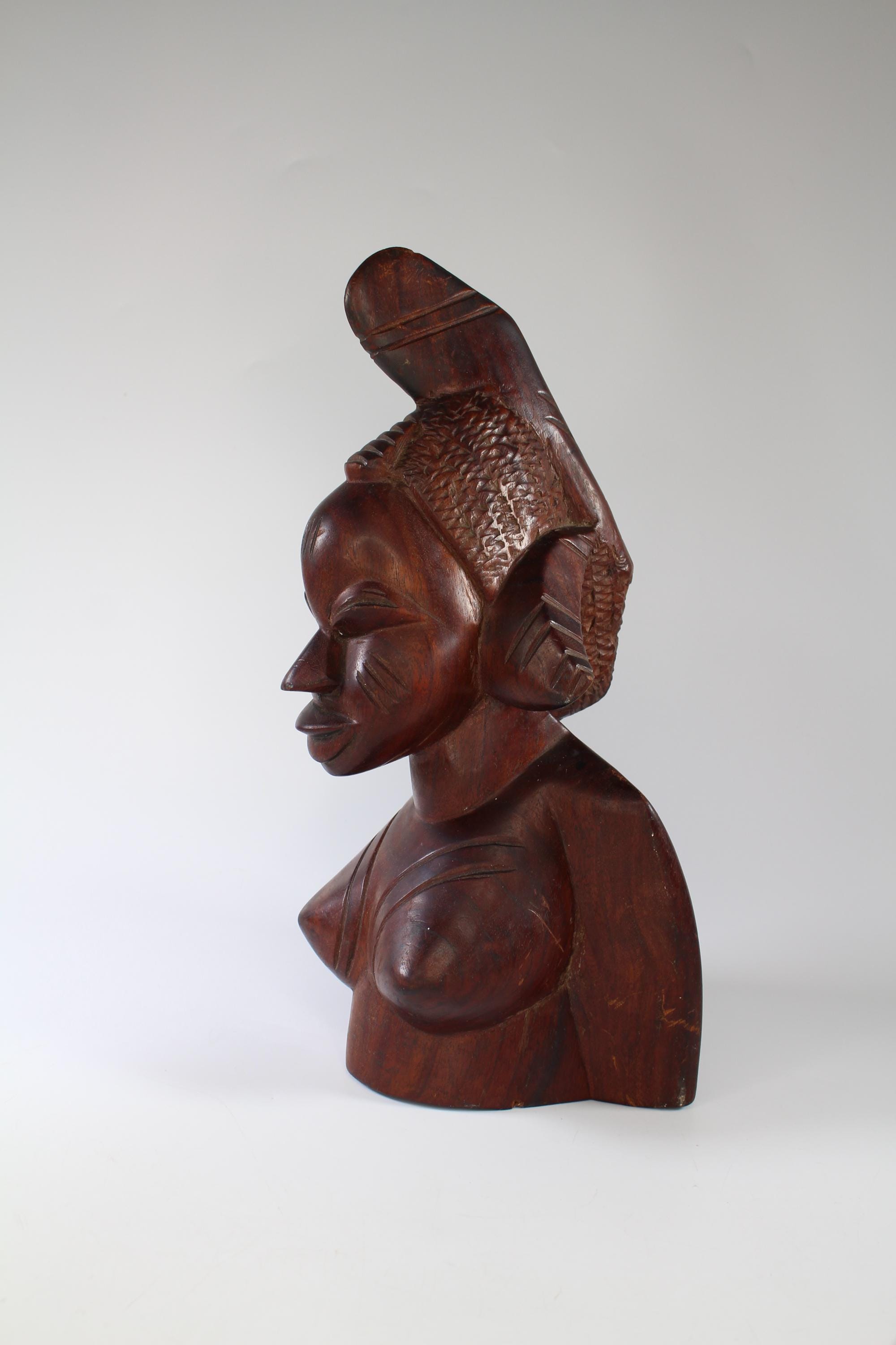 Buste / Statue Africaine - Femme - Déco Ou Collection