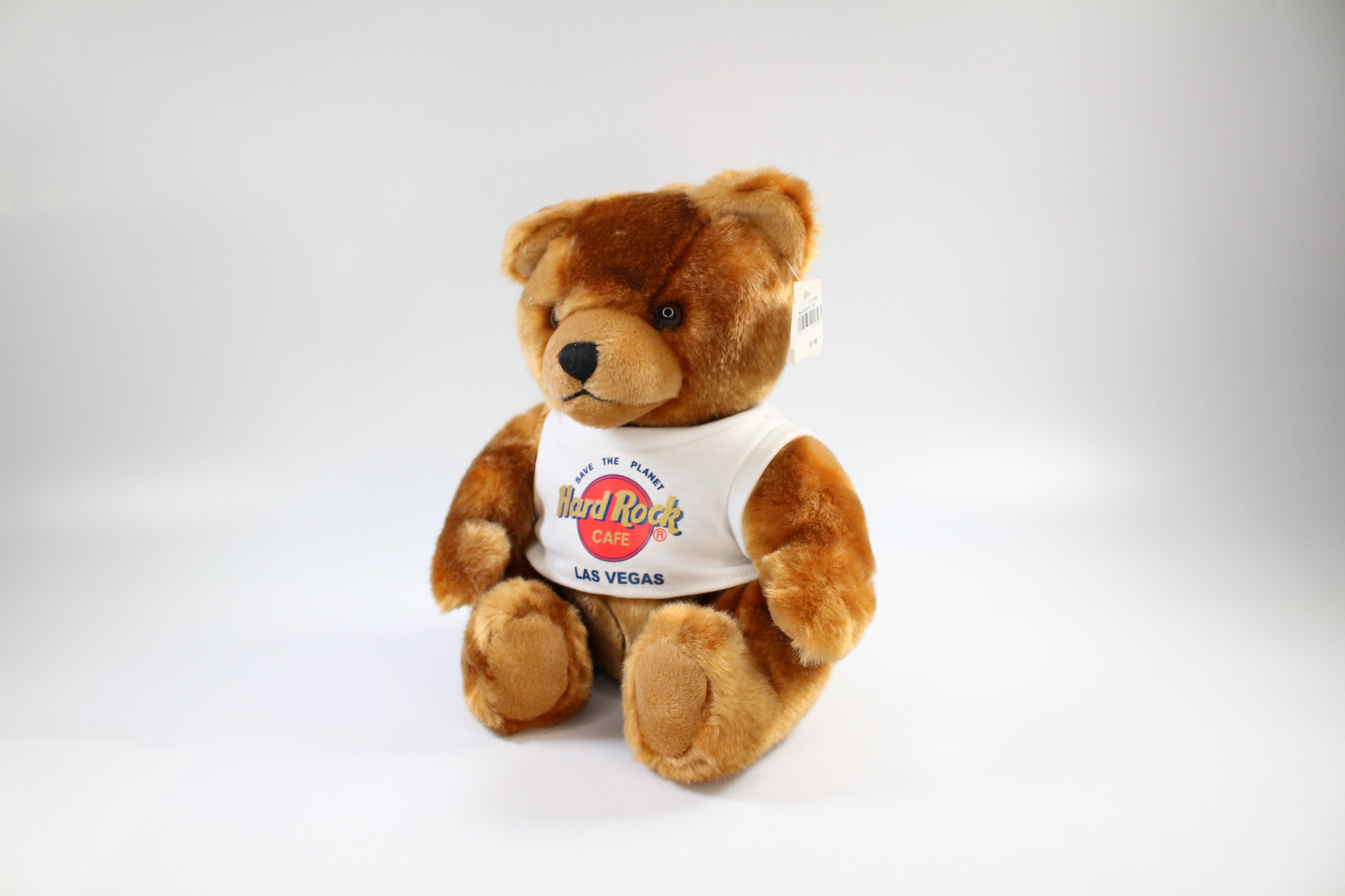 Vintage Hard Rock Cafe Las Vegas Teddy Bear Soft Toy Plush