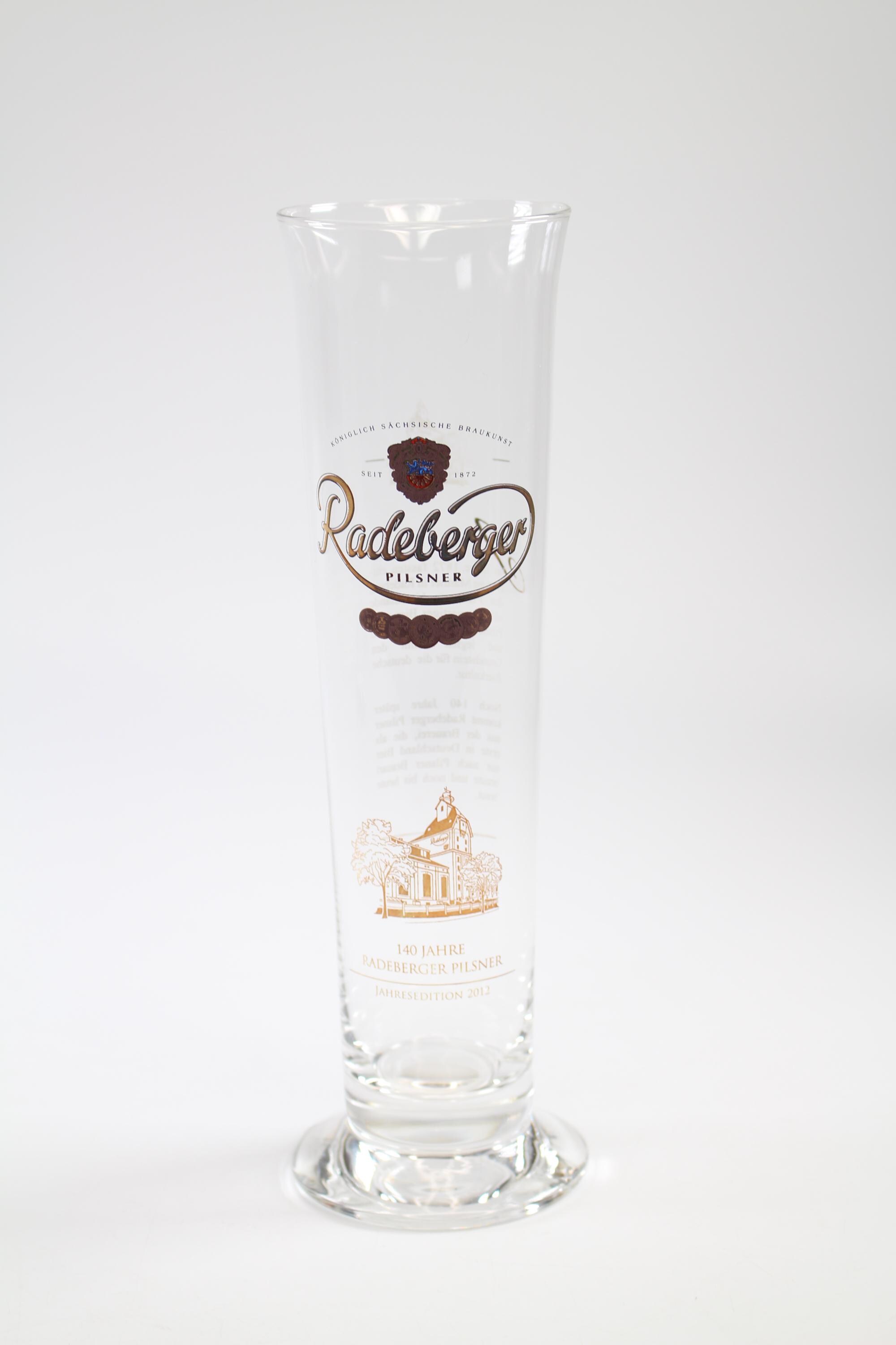 Radeberger Pilsner Deutsches Bierglas 140 Jahre Radeberger Pilsner Vintage 300ml