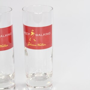 Set med 2 vintage Johnnie Walker whiskyglas 200ml 'Keep Walking' bild 4