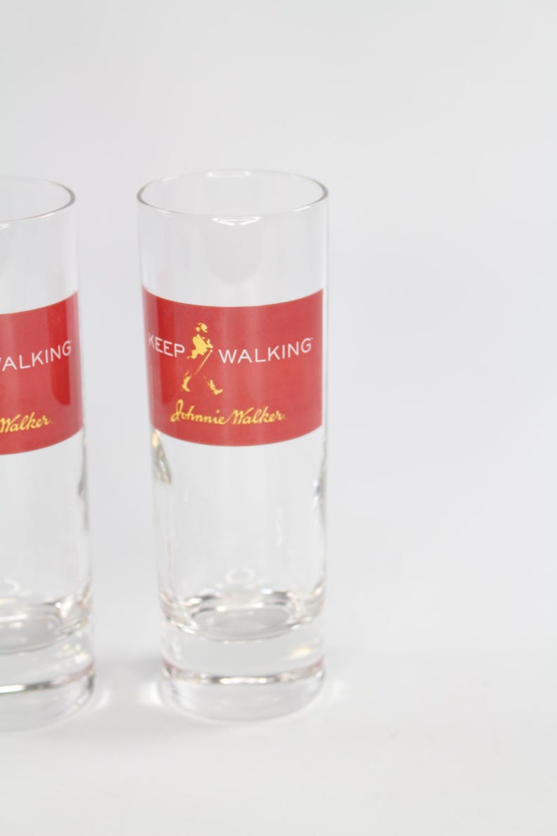 Set med 2 vintage Johnnie Walker whiskyglas 200ml 'Keep Walking' bild 4