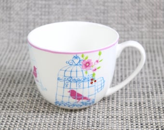 Cashmere Fine Bone China Cup van Maxwell & Williams Aviary 300 ml