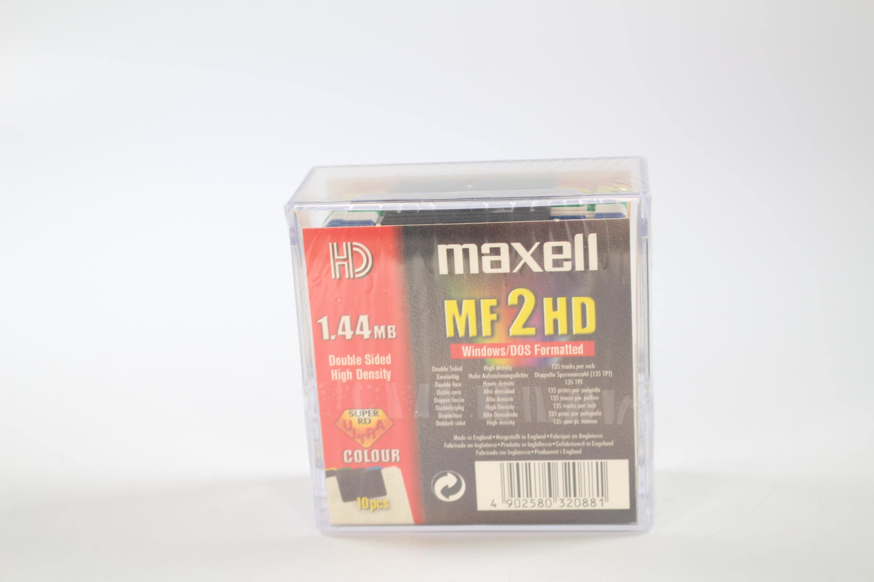 ビンテージ Maxell MF2HD 1.44MB マイクロフロッピーディスク 10 枚