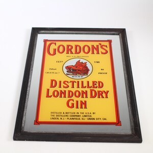 Gordons Gin Mirror - Etsy