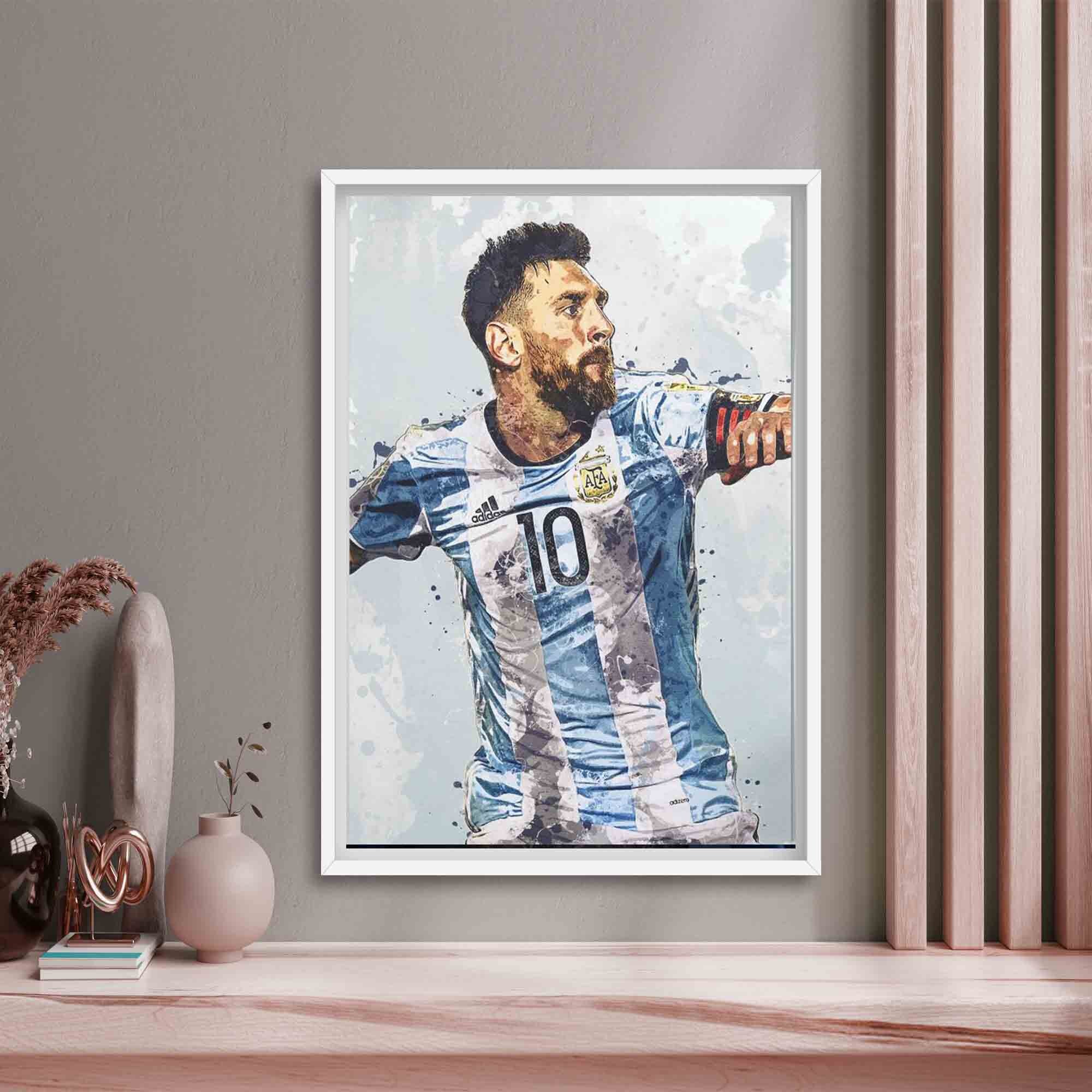 Download Lionel Messi 2020 Graphic Art Wallpaper | Wallpapers.com
