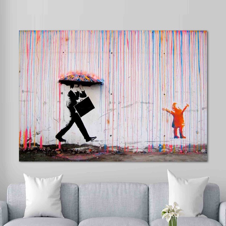 Banksy Prints Banksy Canvas Art Banksy Prints for Sale Etsy