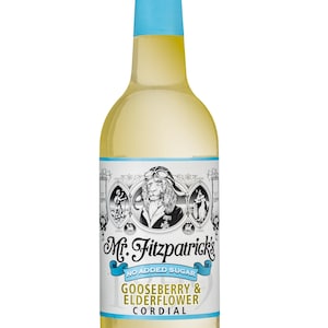 Gooseberry & Elderflower NO ADDED SUGAR - Mr Fitzpatrick's Cordial
