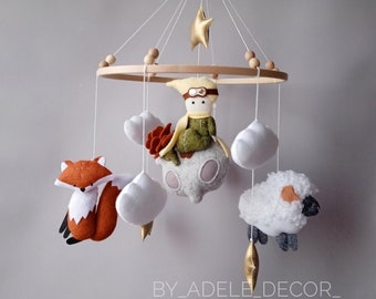Baby mobile the little boy and girl * Star baby mobile * Baby mobile for boy * Nursery mobile