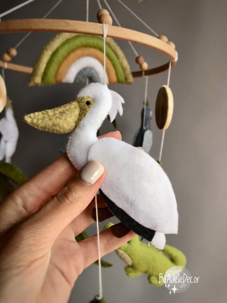 Australian Animals Baby Mobile, Baby Mobile , New Baby Gift, Baby Crib