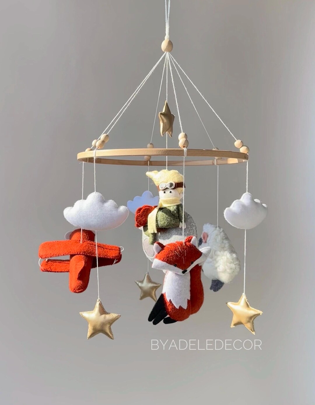 Baby Mobile the Little Prince, Baby Mobile Boy, Baby Mobile Girl, Felt ...