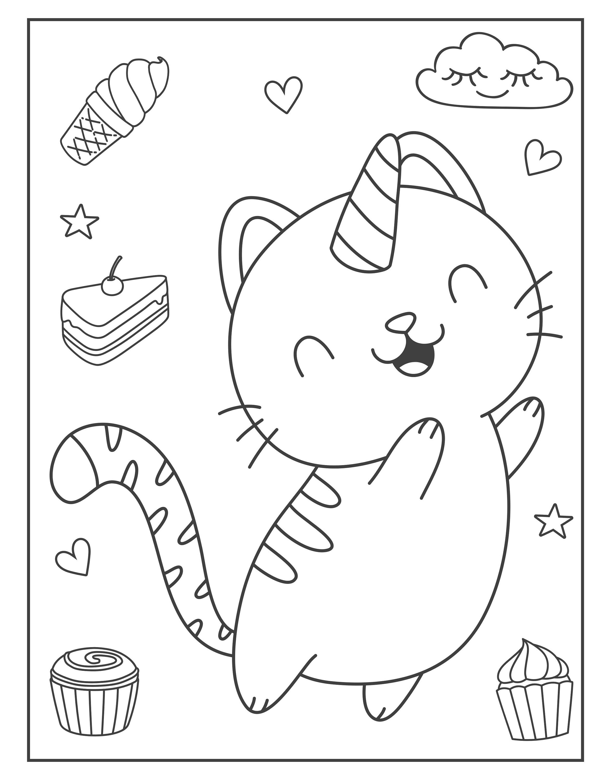 Digital Coloring Books for Children Etsy