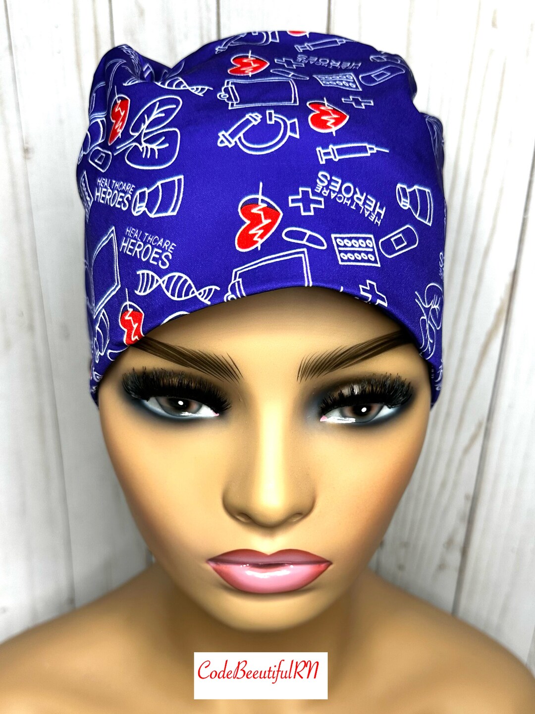 EKG Print Scrub Caps Scrub Hat for Women Surgical Cap Etsy