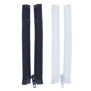 10 cm (4 Zoll) / 11,5 cm (4,5 Zoll) Nähen-Open-End-Gauge 3 Nylon-Trennreißverschluss für DIY-Puppenkleidung Wahl von 2 Farben