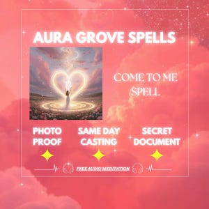 Come To Me Spell, Make Someone Desire You, Powerful Attraction Ritual, White Magic