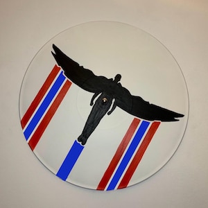 hand painted captain america / falcon / sam wilson vinyl