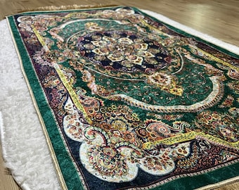 Luxury Prayer Rug, Islamic Gift, Ramadan, Eid, Hajj