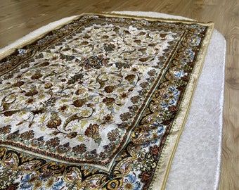 Luxus Blumengebetsteppich, Islamisches Geschenk, Sajadah Janamaz