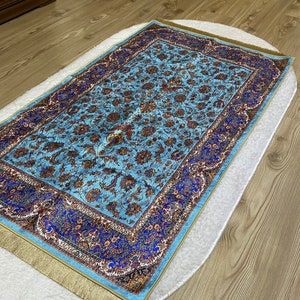 Luxury Prayer Mat, Ramadan Gift, Prayer Rug For Muslim, Sajadah, Premium Islamic Favors Gift, Eid Gift, Wedding Gift, Janamaz, Hajj Gift