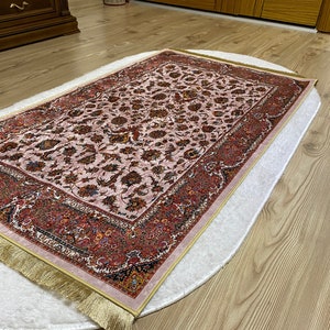 Luxury Prayer Mat, Ramadan Gift, Prayer Rug For Muslim, Sajadah, Premium Islamic Favors Gift, Eid Gift, Wedding Gift, Janamaz, Hajj Gift