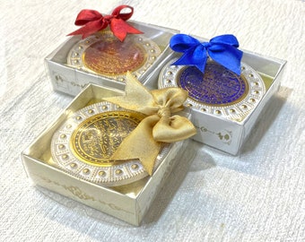 Cadeaux aimantés Ayatul Kursi : mariage islamique, ramadan, baby shower
