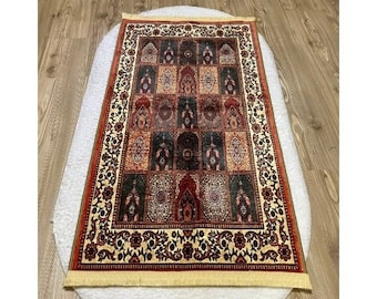 Alfombra de oración gruesa de lujo, regalo islámico para el Ramadán