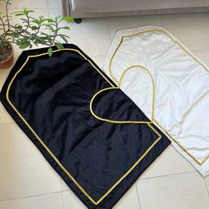 Personalisiertes Paar-Set | Gebetsmatte mit Herz-Design | Islamisches Geschenk-Set | Eid Geschenk | Hochzeitsgeschenk | Geburtstagsgeschenk | Paar Nikkah Set Geschenk