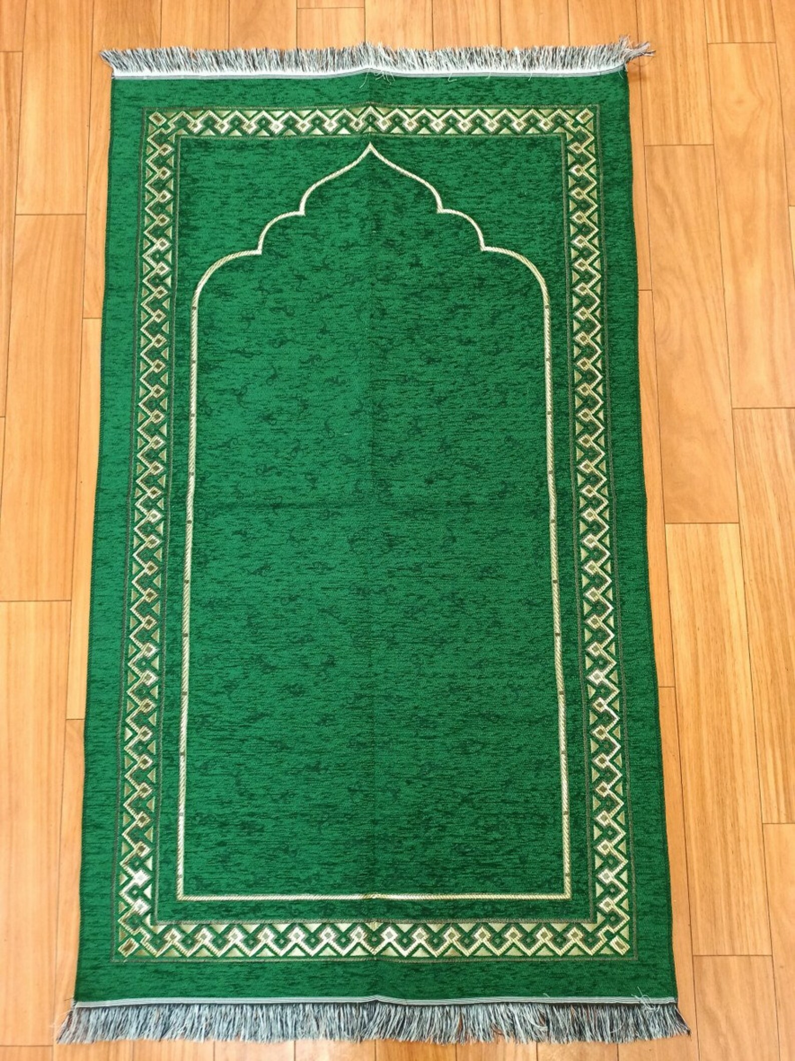 Personalized Prayer Mat Green Color Mat Father's Day Etsy