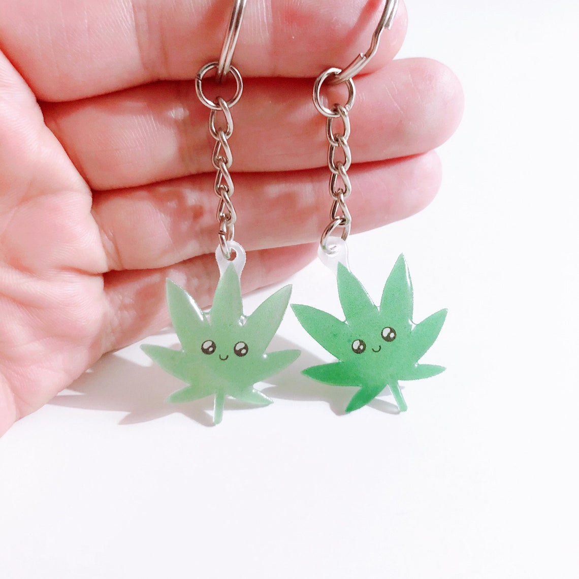 420 Keychain Weed Keychain Cute Weed Keychain Funny Gift Etsy