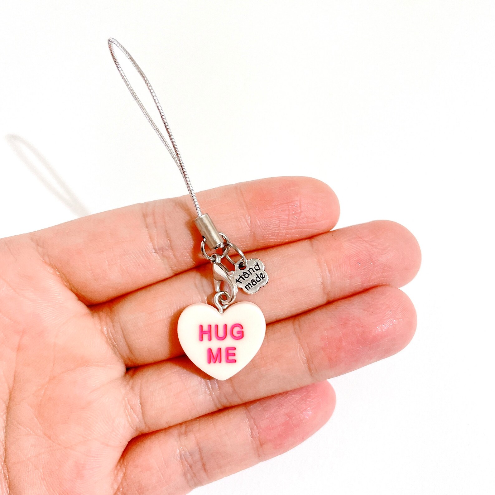 Hug Me Candy Heart Keychains Green Hug Me Keychain Heart - Etsy
