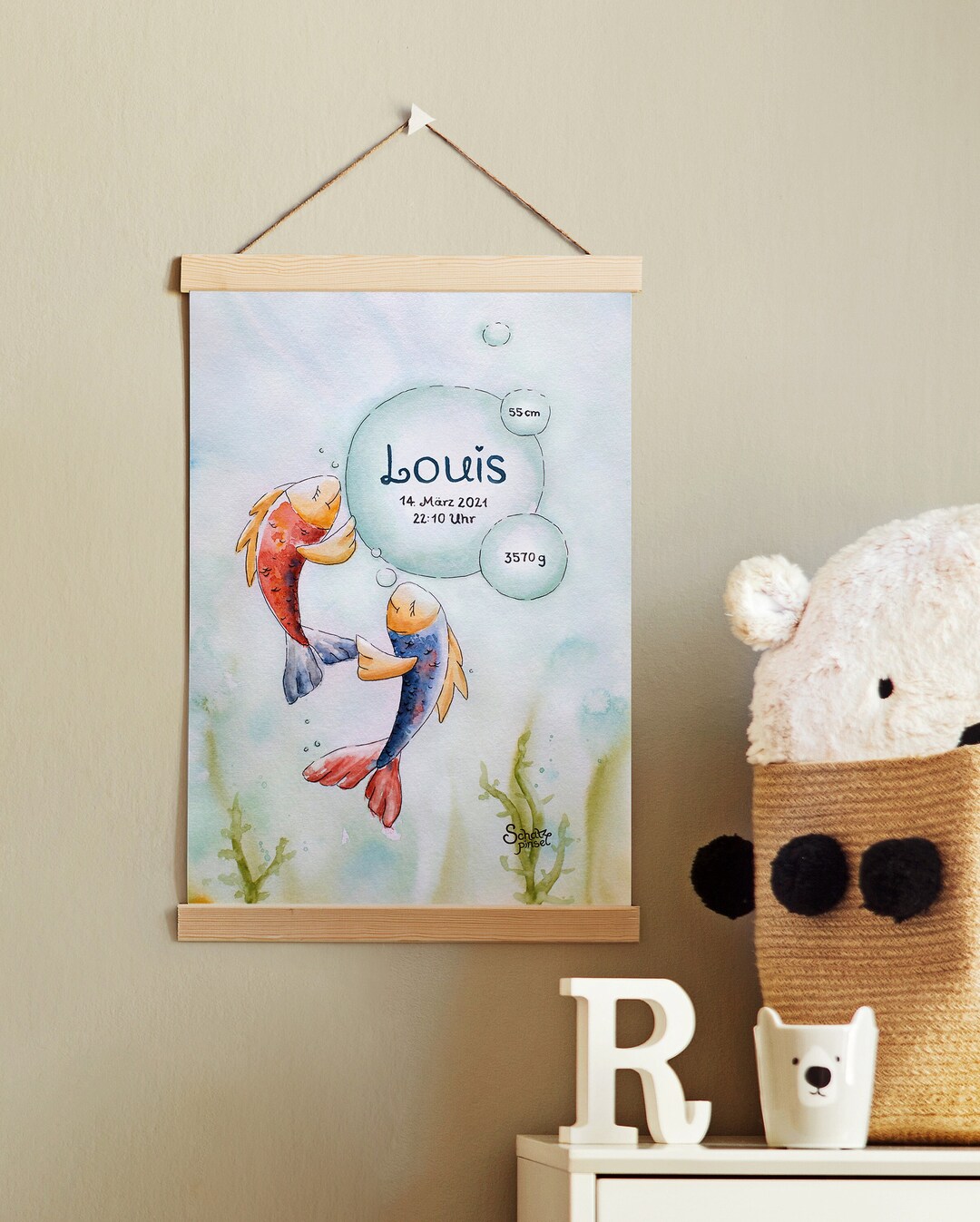 Birth Picture Art Print Picture Birth Announcement Birth Dates Birth ...