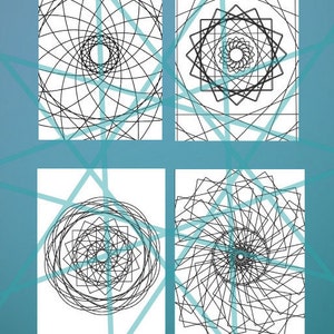 Not Mandalas- colouring pages