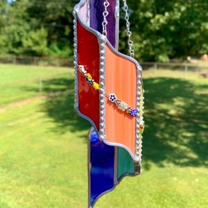 Original Design Stained Glass Spinner