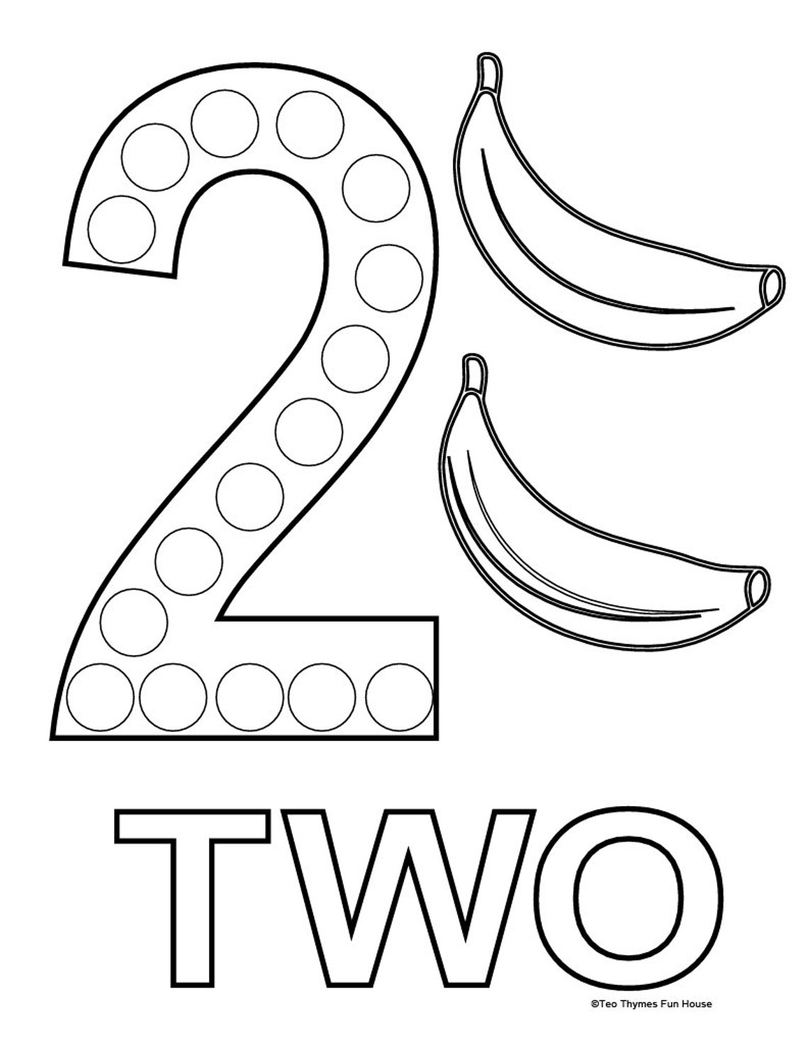 Do A Dot Printables Dot And Find Numbers Activity Toddler Etsy