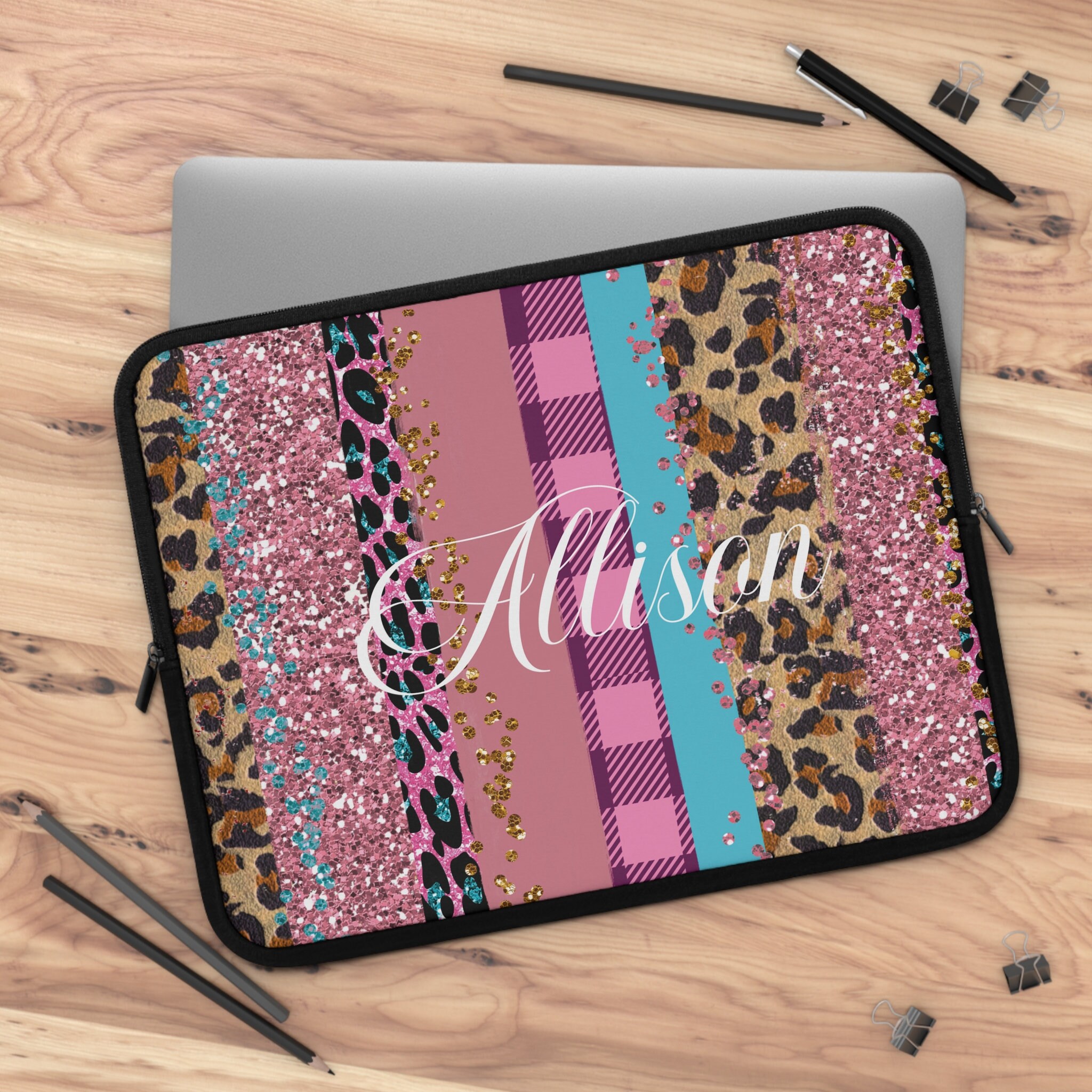 Modern Myth Leopard Cheetah Print & Metallic Rosegold Laptop Sleeve Bag For  Up To 15 Laptop/macbook: Buy Modern Myth Leopard Cheetah Print & Metallic  Rosegold Laptop Sleeve Bag For Up To 15