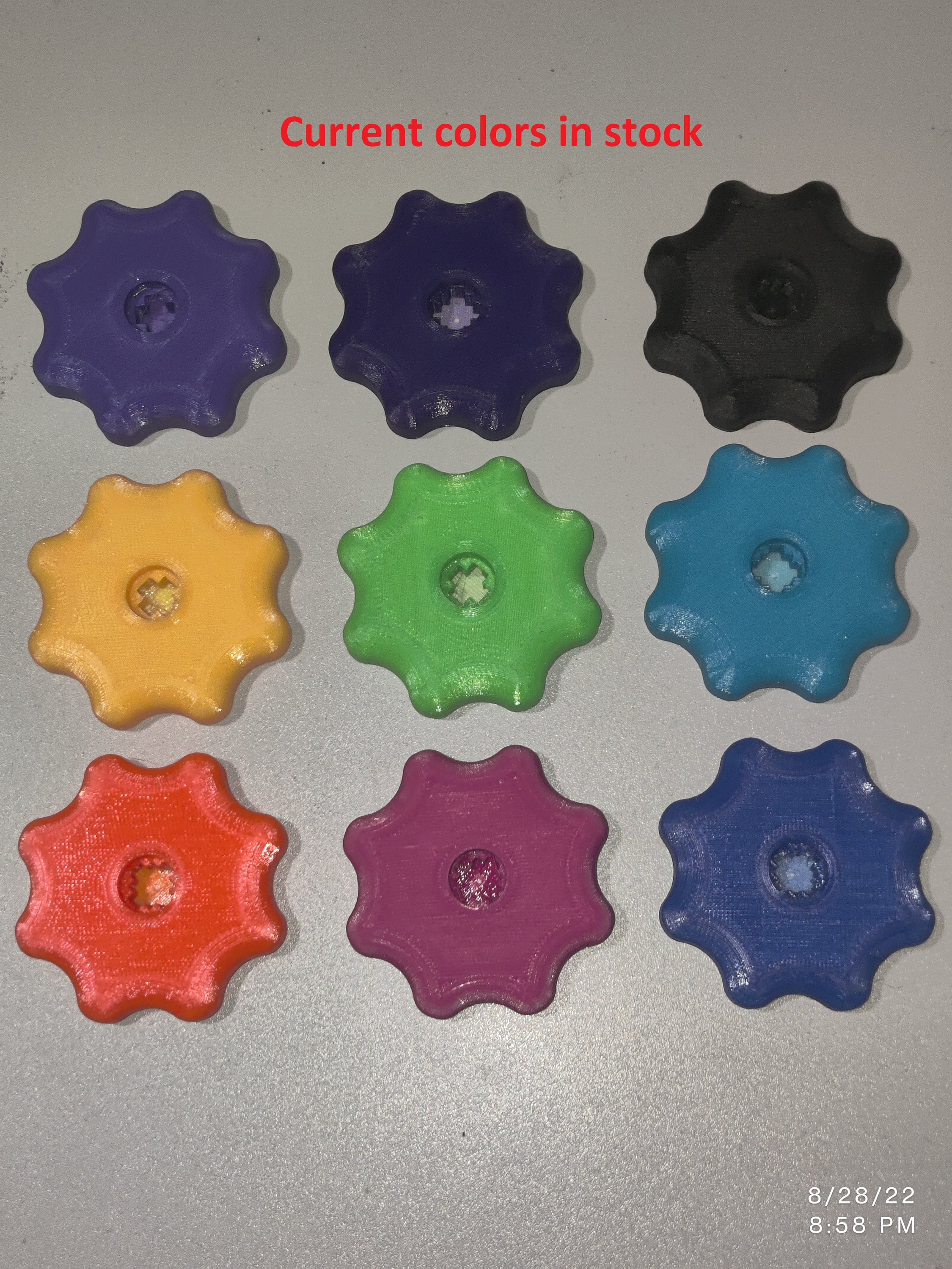 Zuca Disc Golf Cart Wheel Nuts Etsy