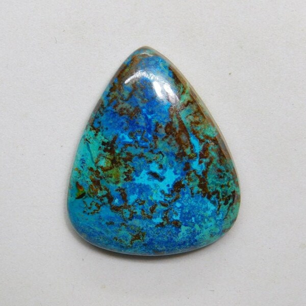 Top! Rare Quality Azurite Malachite Cabochon, Natural Azurite Malachite Gemstone, Azurite Malachite Loose Stone Semi Precious 54 Cts. DN-28