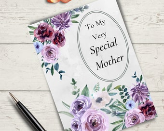 Tarjeta del Día de las Madres, Regalo del Día de las Madres, Regalo del Día de las Madres del Niño, Día de las Madres