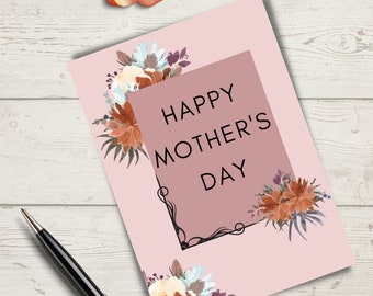 Tarjeta del Día de las Madres, Día de las Madres, Regalo del Día de las Madres, Feliz Día de las Madres