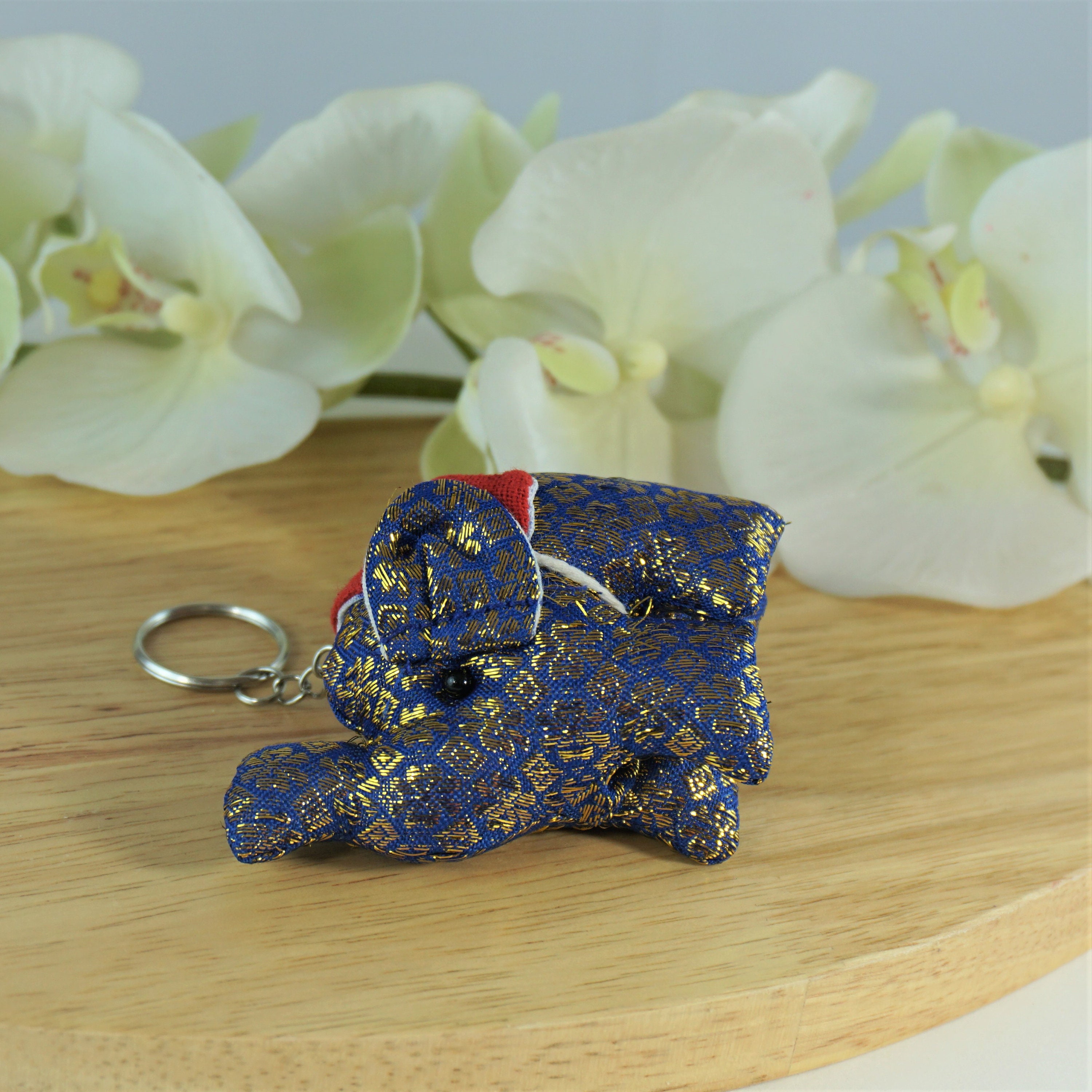 Adorable Elephant Keychain Gift Set 5 pcs from Thailand Etsy