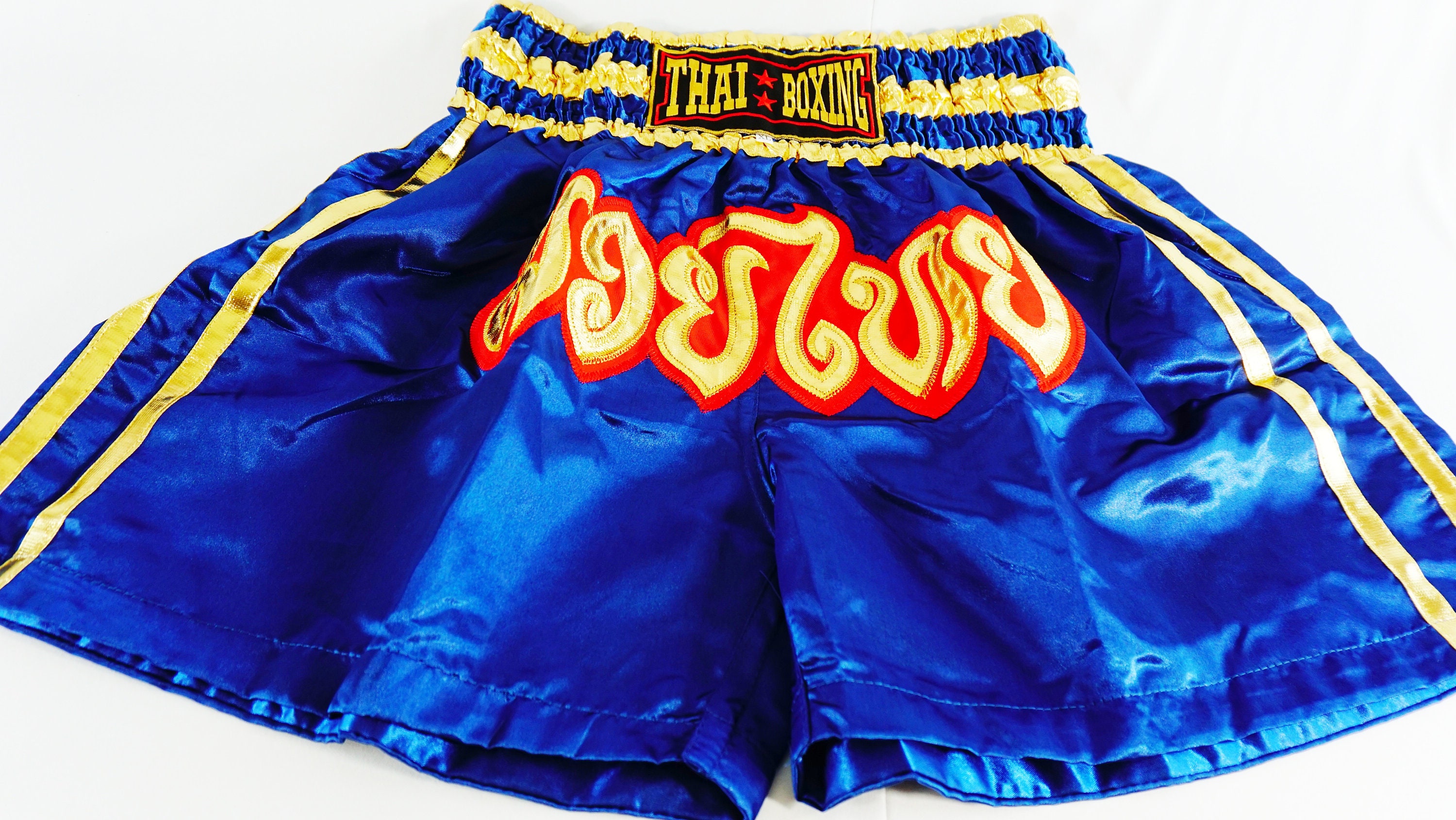 Authentic Muay Thai Boxing Pants Soft Satin Kickboxing Etsy