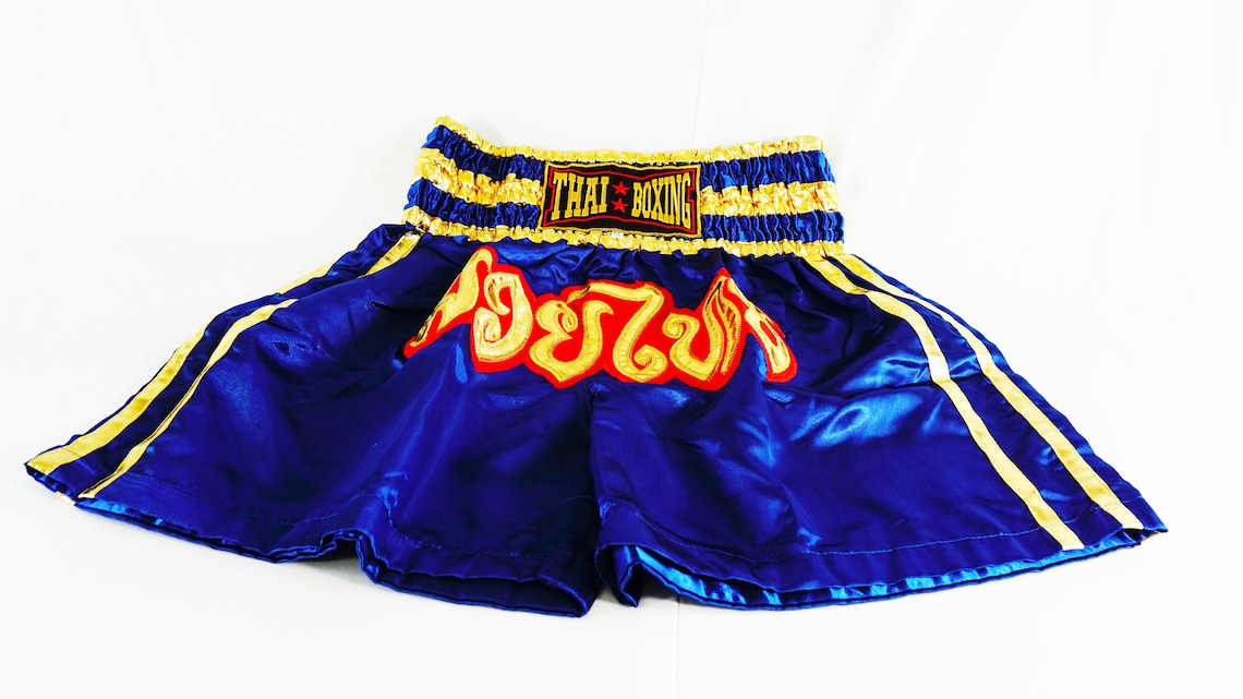 Authentic Muay Thai Boxing Pants Soft Satin Kickboxing Etsy