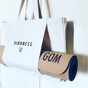 TOTE Yoga Mat Bag * 100% Natural * Organic Cotton Canvas