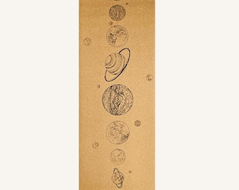 Cork Yoga Mat by GOM | 100% Natural, Antimicrobial Cork and Tree Rubber. Non-slip. 4mm