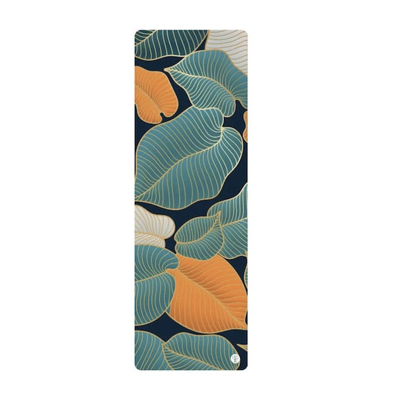 Travel Yoga Mat. Foldable. Lightweight Portable. Natural Tree Rubber & suede microfibre. Machine washable. 2mm.