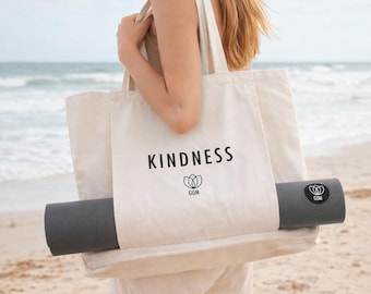 TOTE Yoga Mat Bag * 100% Natural * Organic Cotton Canvas. Available in 4 colours.