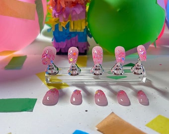 Birthday Cake Press-On Nails