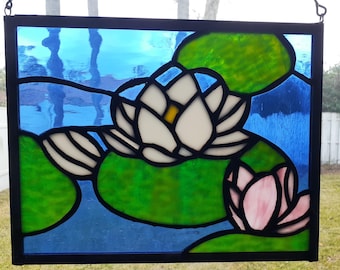Water Lily Stained glass